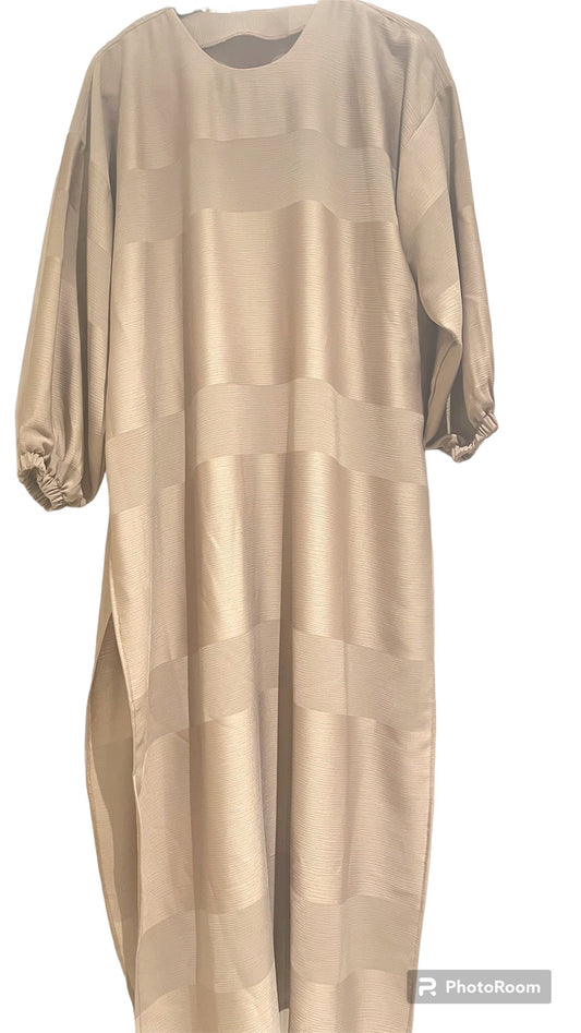 Dunya pattern 1 piece abaya